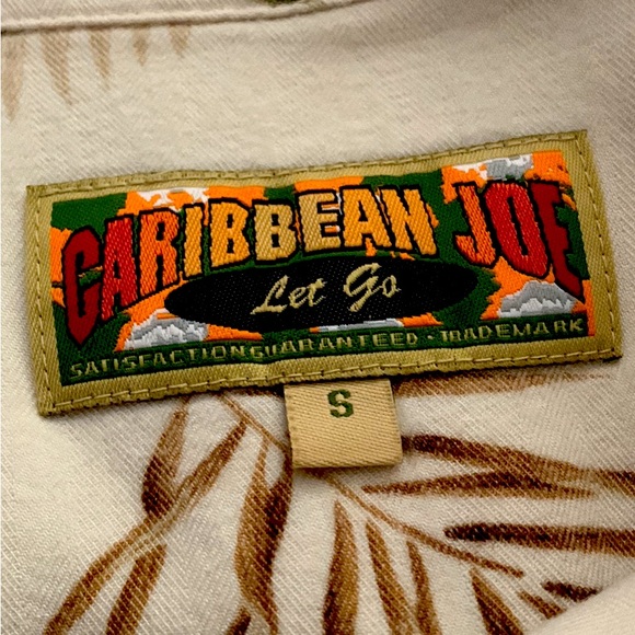 BLOUSE TROPICAL PRINT COLLARED BUTTON FRONT SIZE SMALL - Picture 4 of 4